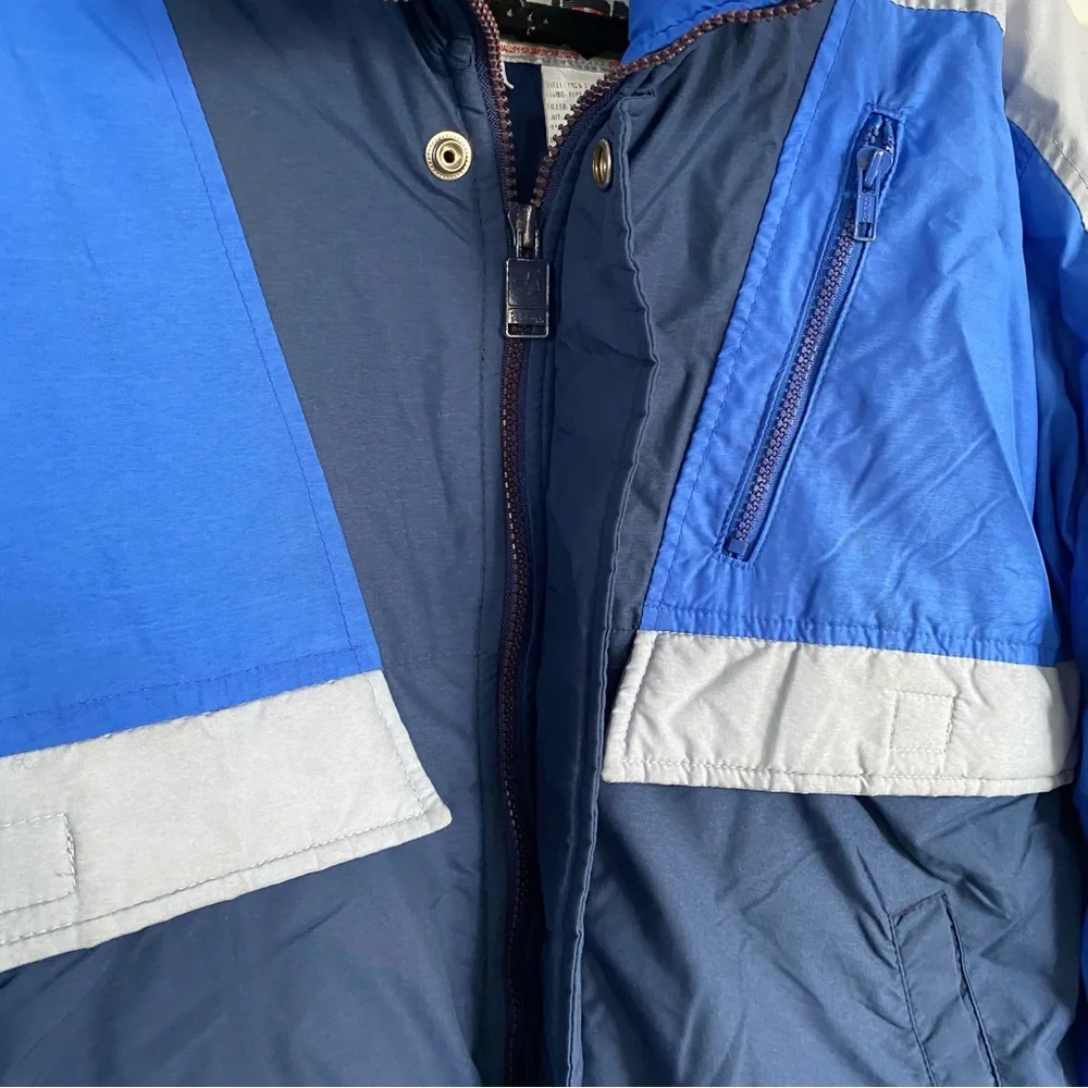 Vintage 80s Ski Lion Blue Jacket - Medium